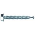 Hillman Self-Drilling Screw, #12-14 x 1 in, Zinc Plated Hex Head 600627